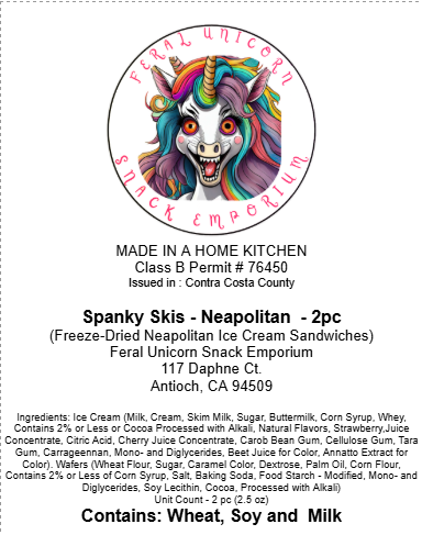Spanky Skis Neapolitan