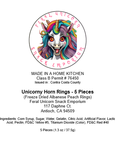 Unicorny Horn Rings
