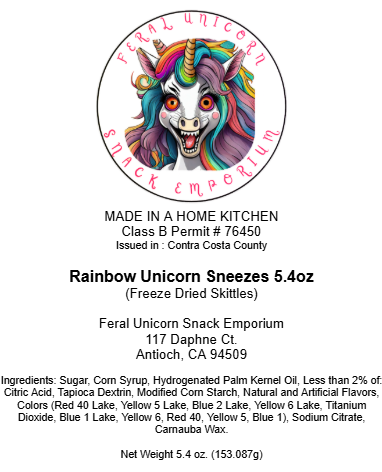 Unicorn Sneezes